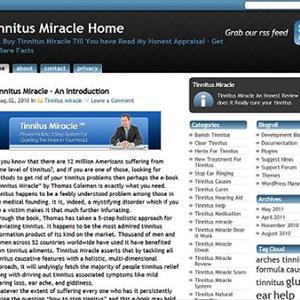 Tinnitus Supplements - Tinnitus Miracle - Alternative Treatments For Tinnitus